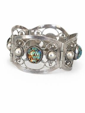 Vintage Mexican Sterling Silver Bracelet – TNP Marked